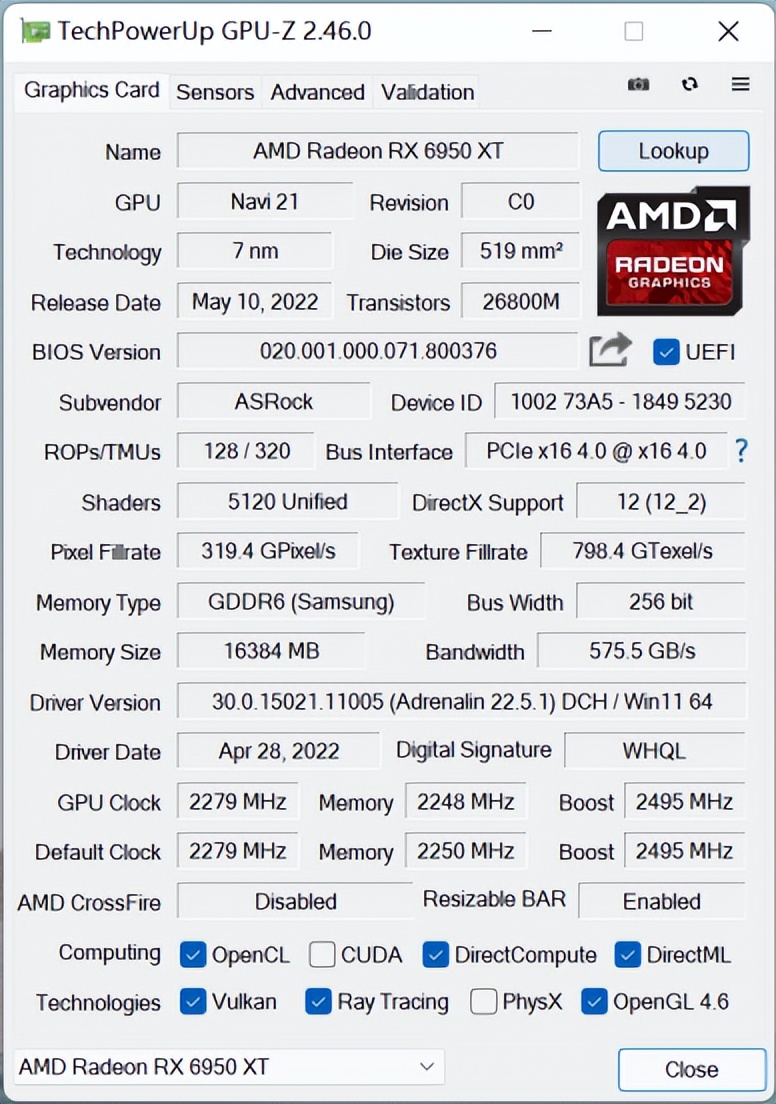 AMD RX 6X50显卡游戏性能测试（详细数据评测）插图24