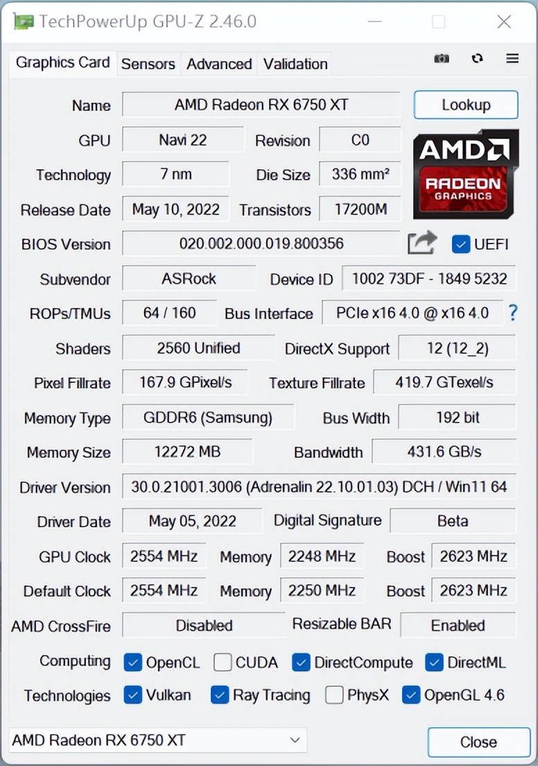 AMD RX 6X50显卡游戏性能测试（详细数据评测）插图26
