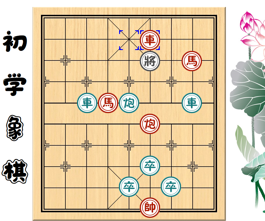 下中国象棋的三个小技巧（象棋组杀技巧分析）插图6