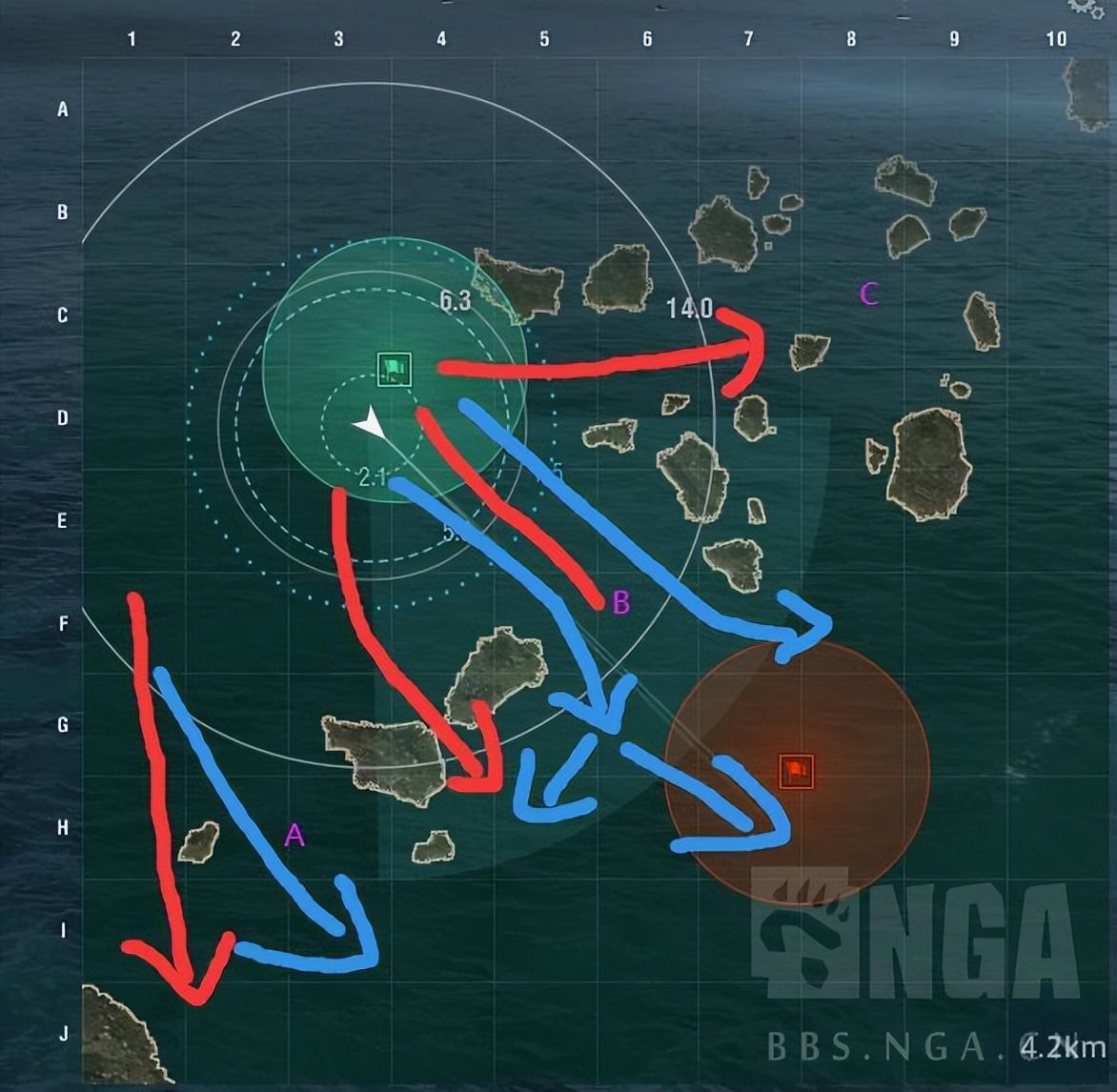 战舰世界潜艇战怎么玩（附：打法、加点、路线）插图8