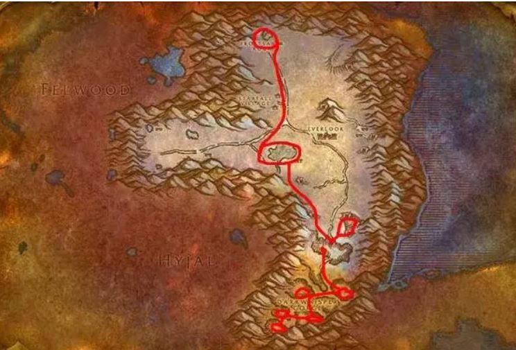魔兽世界采矿1-300攻略路线图（附：矿石分布图）插图8