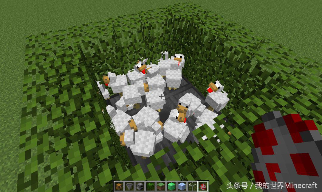 我的世界养鸡场怎么建（好看的自动养鸡场厂建造教程）插图6
