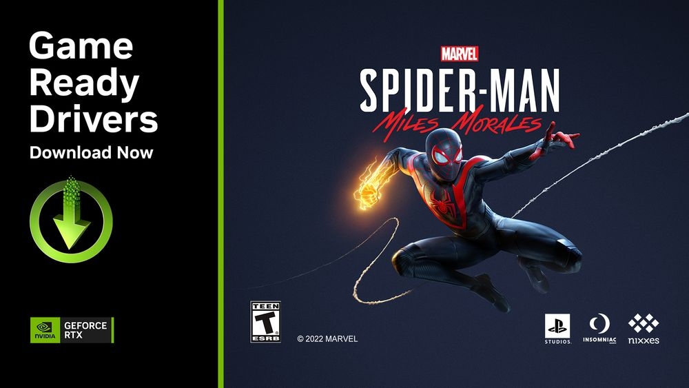 NVIDIA 新GeForce Game Ready 驱动程式为《漫威蜘蛛人：迈尔斯摩拉斯》等游戏提供支援插图