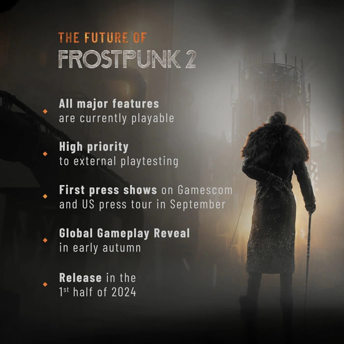 《Frostpunk 冰汽时代2》公开最新开发进度报告！gamescom 科隆电玩展有望参展插图2
