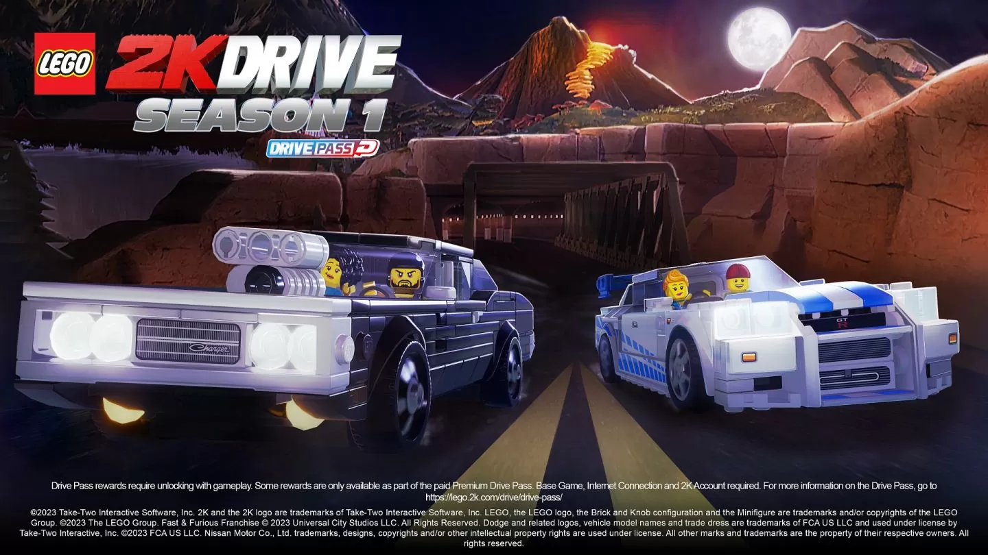 《乐高2K 飙风赛车》宣布「驾驶通行证第1季」本周三推出插图